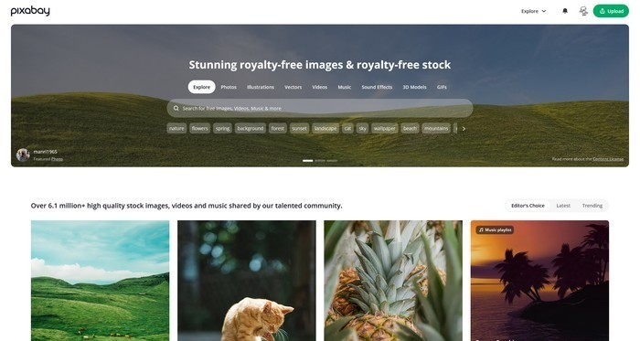 Pixabay Pixabay offers far more than stock photography. Users can access millions of free photos