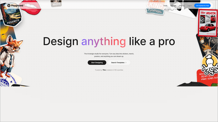 Playground AI Playground AI allows users to create and edit images through text prompts.