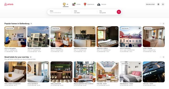 Airbnb focuses on experiences instead of accommodations.