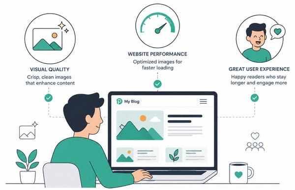 Why Image Editing Matters for Bloggers Professional blog featured image designed to attract readers, encourage engagement, and build trust with high-quality visuals.