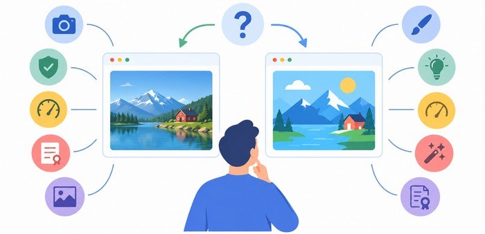 Stock Photos vs AI Images: Comparing the Key Factors Choosing between stock photos and AI images for content.