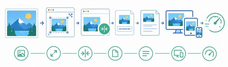 Image SEO Image SEO workflow for optimizing website images.